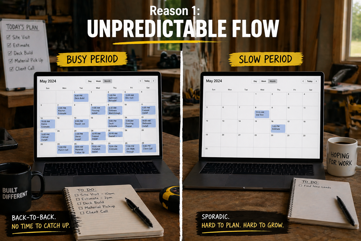 inconsistent lead flow