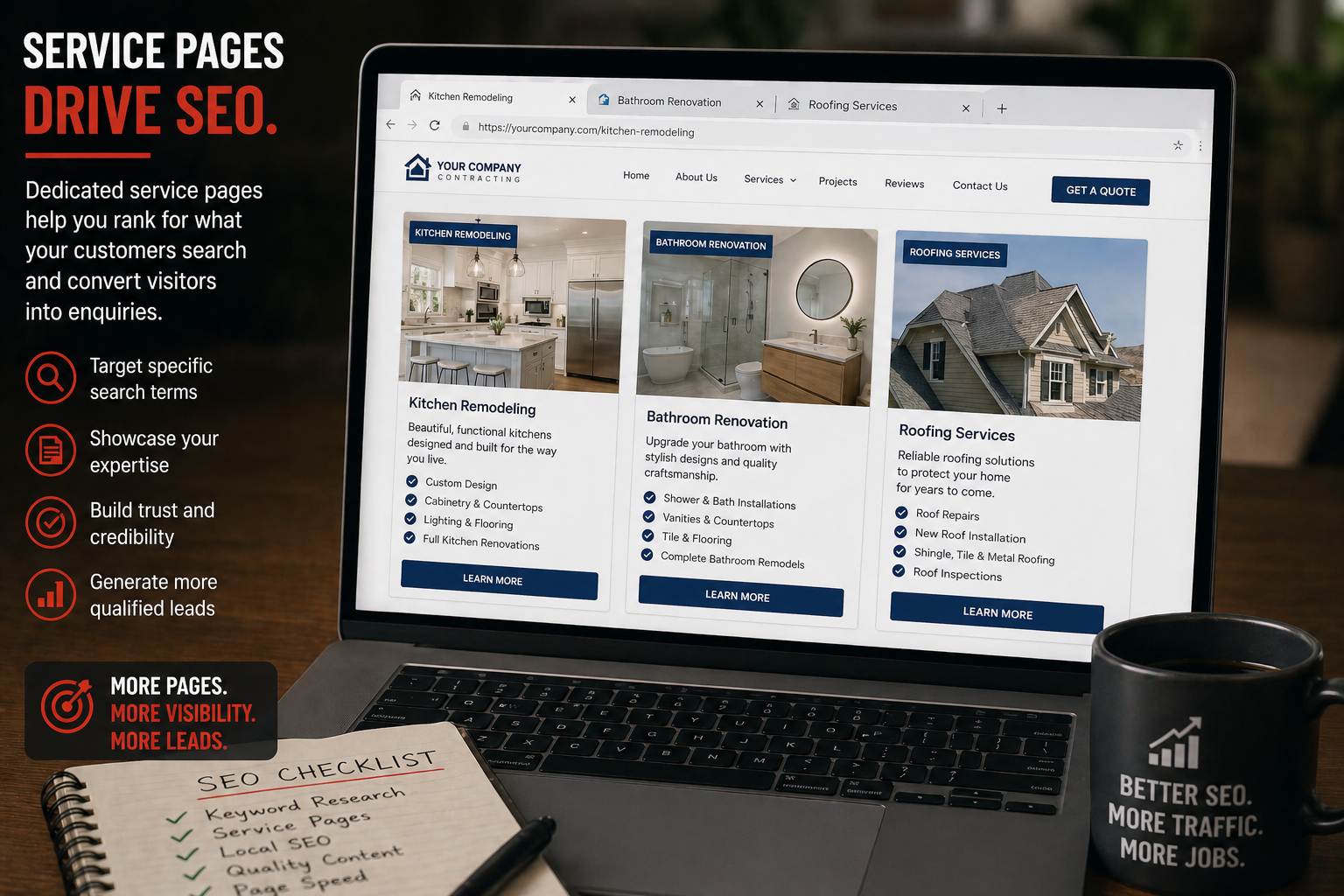 service pages
